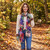 Midnight Posy Scarf & Gloves Gift Set