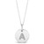 Absolute Sterling Silver Initial Necklace_10001