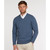 Barbour Men's Pima Cotton V-Neck Sweater Dark Chambray_10001