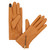 Ashwood Mustard Zip Detail Leather Gloves_10002