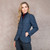 Jack Murphy Nicole Tweed Jacket Navy Hacking Check_10004