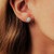 Absolute Small Pearl Crystal Silver Stud Earrings_10001