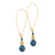 K Kajoux Athena Blue Long Earrings_10001
