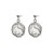 Loinnir Jewellery Hare 3 Pence Coin Drop Silver Earrings_10001