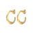 Loinnir Jewellery Torc Gold Hoop Earrings_10001