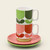 Orla Kiely Block Flower Stacking Espresso Cup & Saucer Set of 2_10001