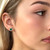 Absolute Silver Stud Earrings Emerald_10001 Absolute Silver Stud Earrings Emerald_10001