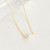 Resilient Solitaire Fresh Water Pearl Gold Chain
