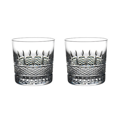 Waterford Crystal Huntley Whiskey Tumbler Glass, Set of 2, High End