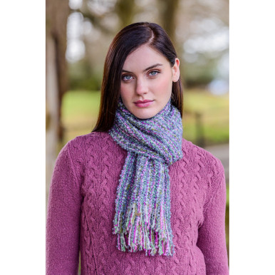 Mucros Weavers Men's 100% Alpaca Wool Scarf Made In Ireland