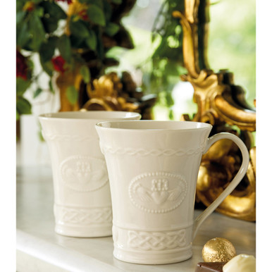 Belleek Shamrock Irish Coffee Mugs– Creative Irish Gifts