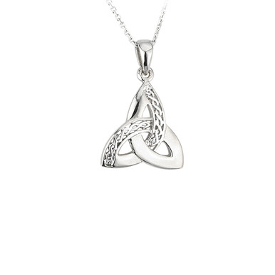 WithLoveSilver Sterling Silver Celtic Trinity & Marcasite Pendant – Elegant & Meaningful Jewelry