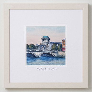 Jim Scully The Four Courts 12x12 Square Frame | Kilkenny Design