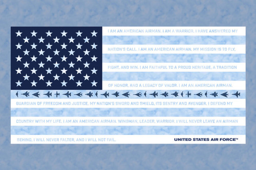 2839PMK-17 Sky/Blue || U.S. Air Force Minky