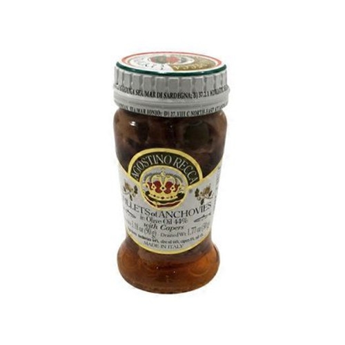 Agostino Recca Fillets of Anchovies in Oil 3.18 oz