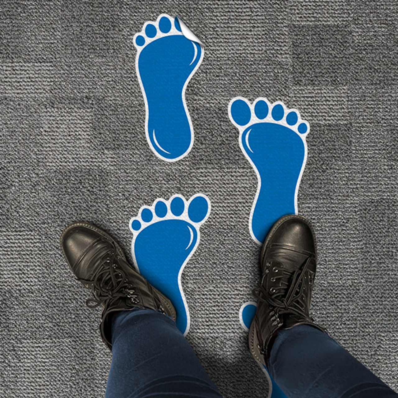 Self adhesive Floor Feet with non slip finish for carpet