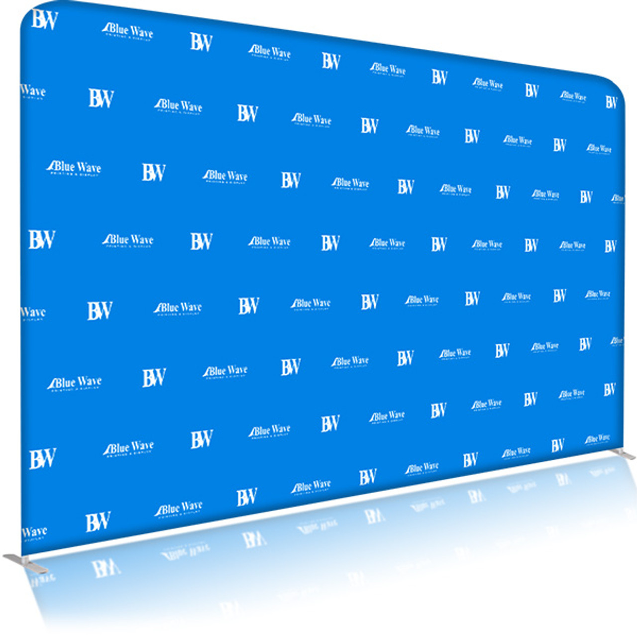 15' x 10' Media Backdrop Stretch Fabric Zip Stand Display Wall 1-1/4