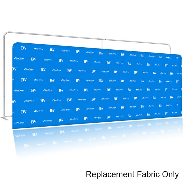20' x 8' Media Backdrop - Stretch Fabric Zip Stand replacement graphic