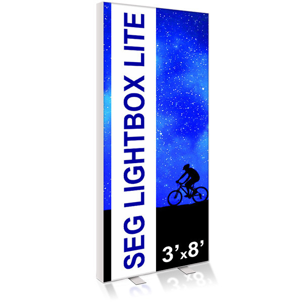 3ft x 8ft Lite SEG Fabric LED Lightbox with Printed Graphics