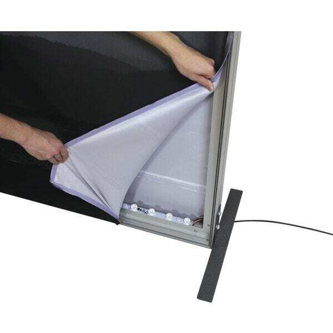 LEDピクチャーフレーム 3'x4' Pro SEG Fabric LED Lightbox with HD Printed Graphics