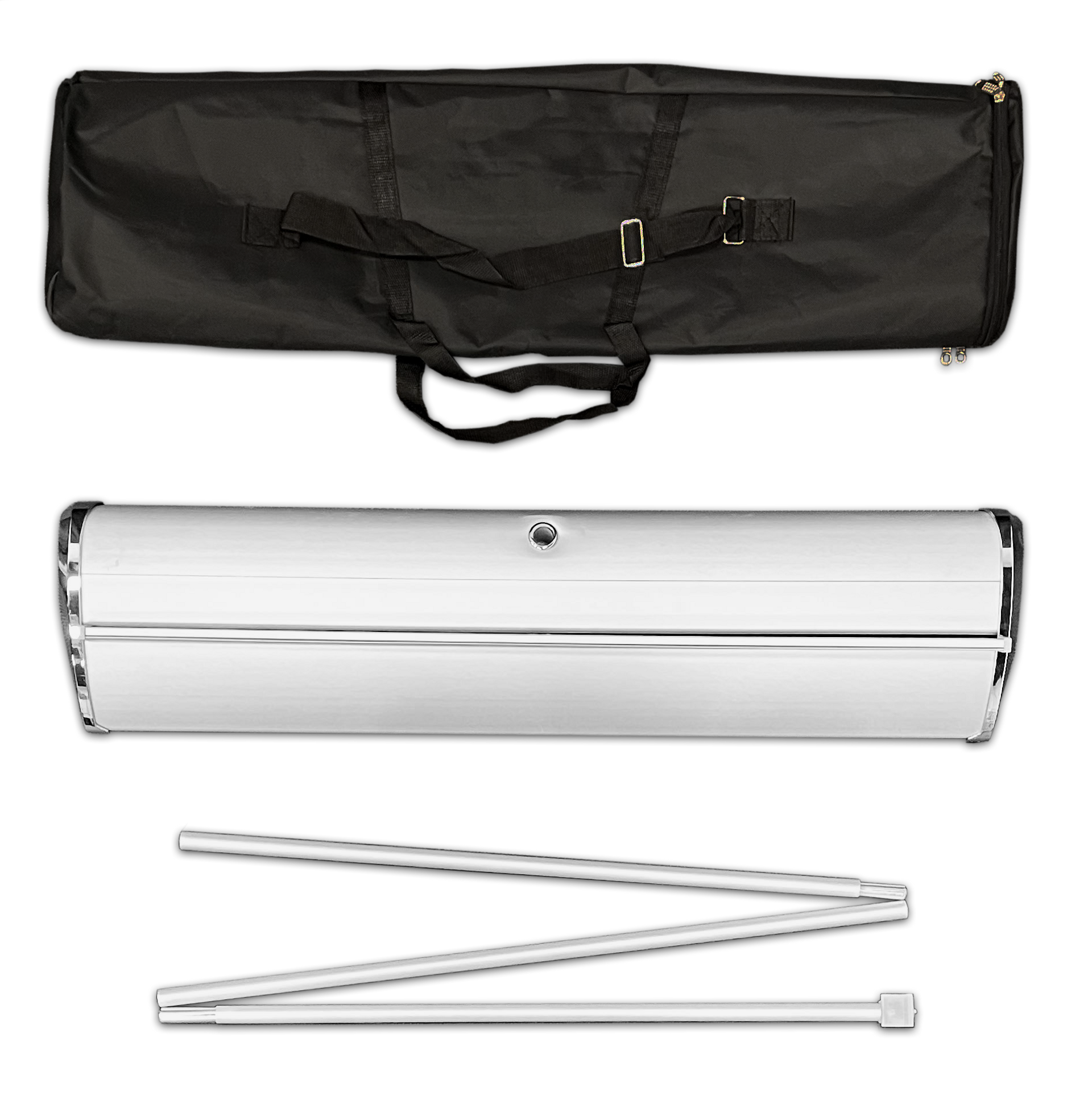 33.5" Economy Retractable Table Top Display