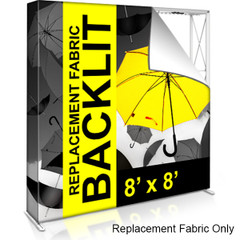 8x8 Backlit Pop Up Replacement Fabric