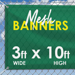 3' x 10' Mesh Banner