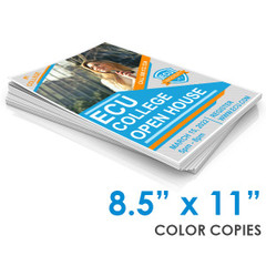 8.5" x 11" Color Copies