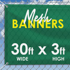 30' x 3' Mesh Banner