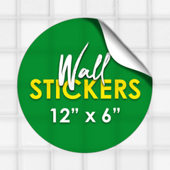 12"x6" Wall Sign - self adhesive