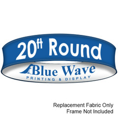 20ft round replacement graphic for ceiling banner