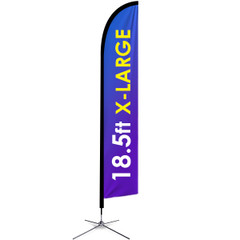 X-Large single sided flag banner