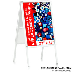 23x33 Snap A Frame | Aluminum | 2 sided