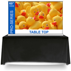 60" PRO-Series Tabletop Retractable