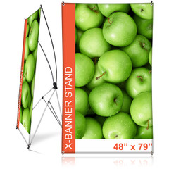 48x79 X Banner Stand