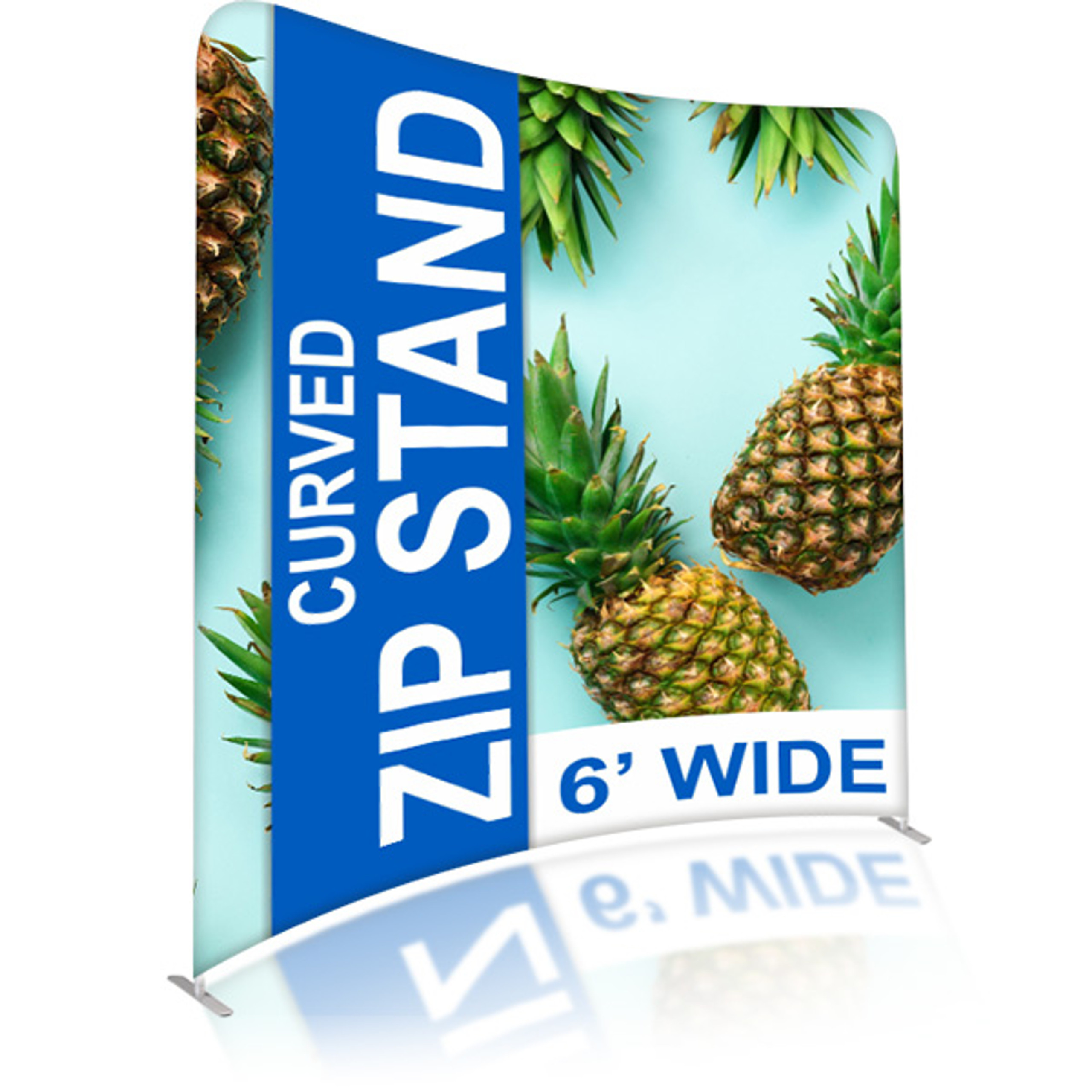 Stretch Fabric Tube Frame Displays Zip Stands