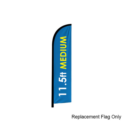 Medium single sided replacement flag banner