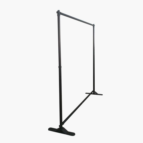 10'x8' jumbo tube frame with vinyl printed graphic