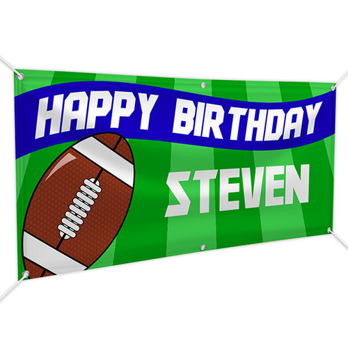 Football Birthday Banner