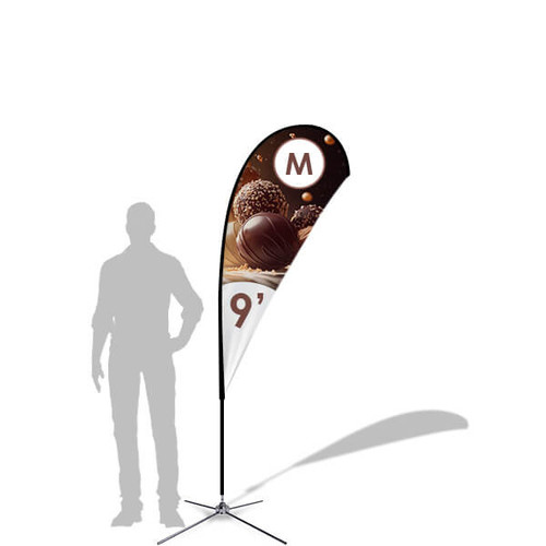 Medium singled sided flag