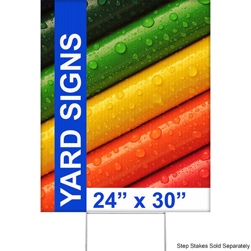 24x30 yard signs