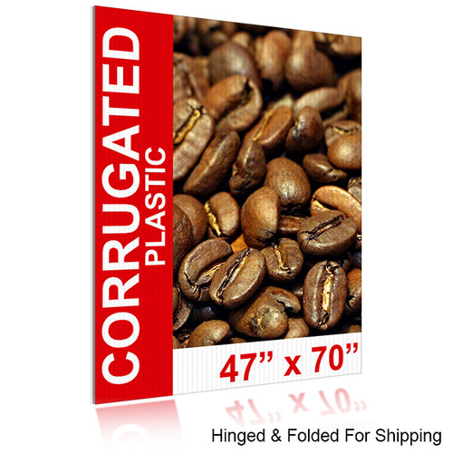 46x70 corrugated plastic sign