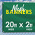 20' x 2' Mesh Banner