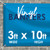 3' x 10' Banner (vertical)