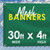 30'x4' Mesh Banner