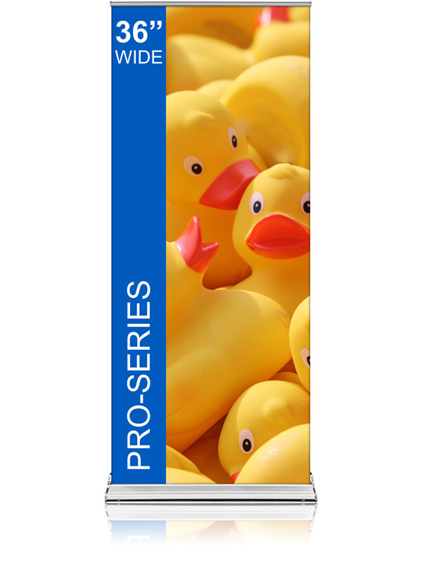 36" Wide Pro Series Banner Stands