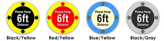 Choose a floor arrow design