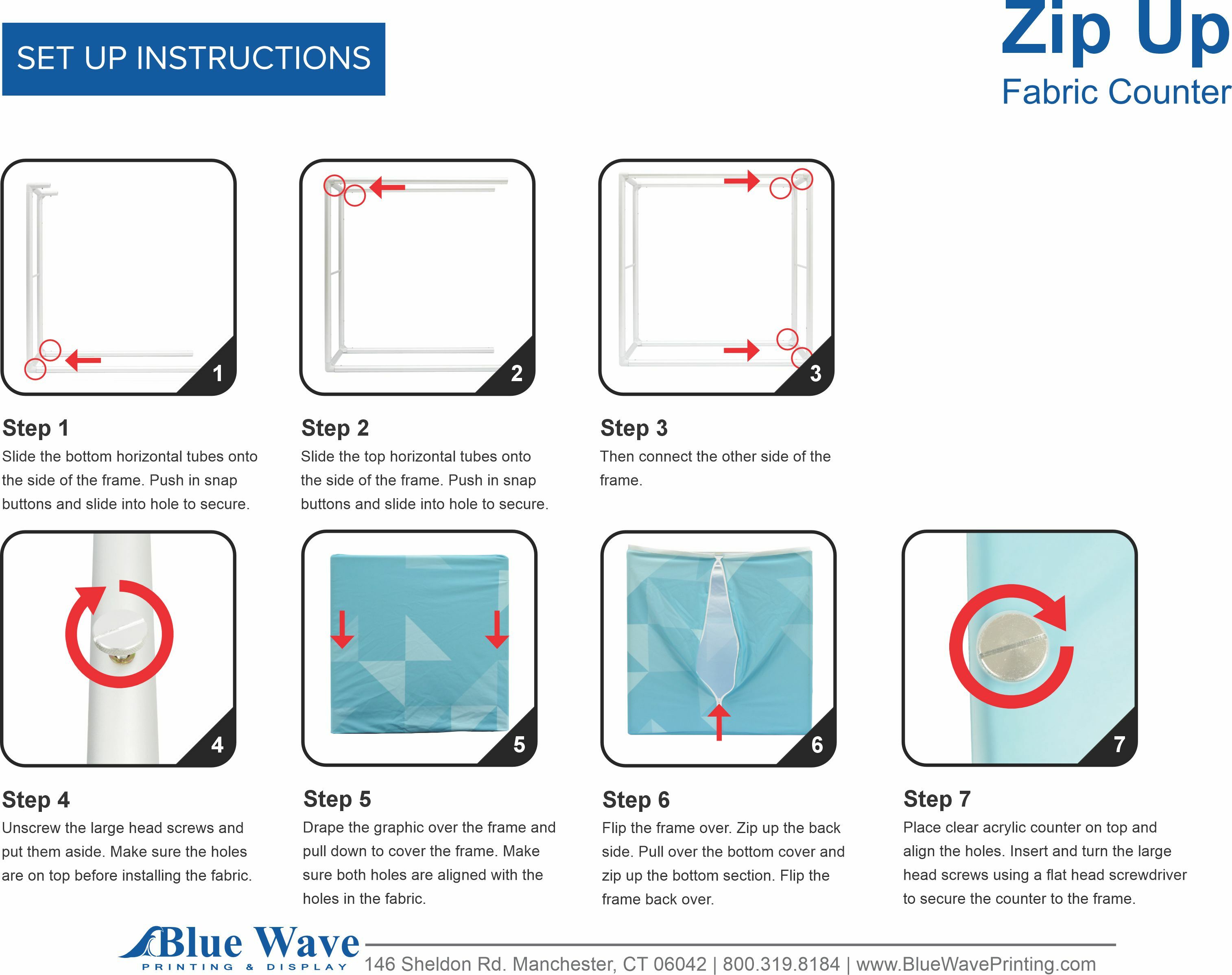 Fabric Zip Counter Instructions