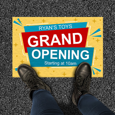 Asphalt Sign Sticker Custom Printed Asphalt Surface Stickers