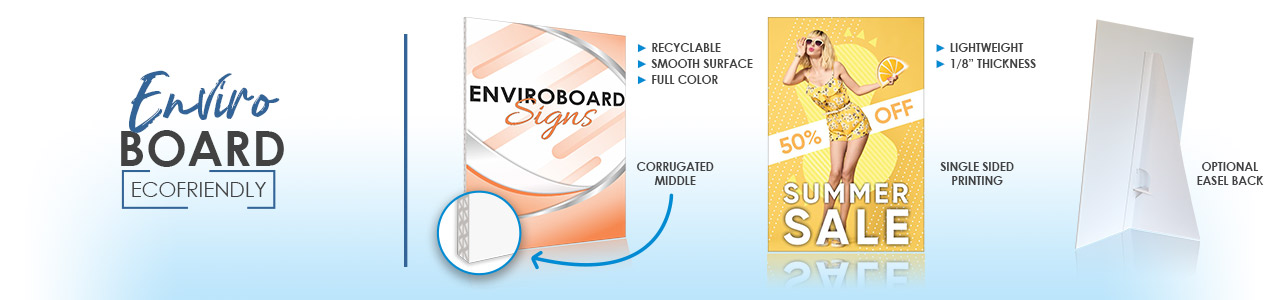 Eco Panel Sign Eco Friendly Trade Show Signage